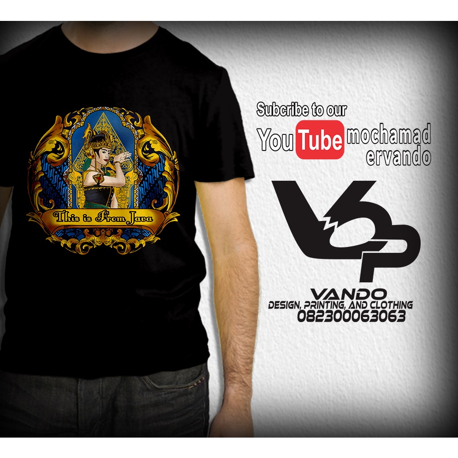 KAOS WAYANG THIS IS FROM JAVA Color / KAOS PRIA DISTRO / KAOS JAWA / KAOS MURAH