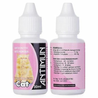 ANTIMUN CAT 30 ml Obat Anti Muntah pada Kucing