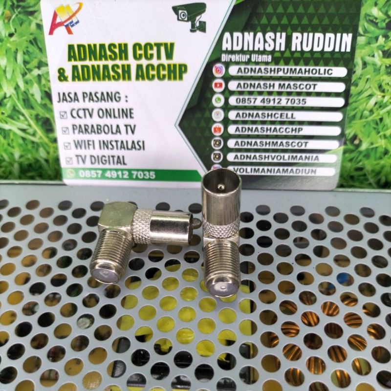 jeck antena L parabola to TV konektor antena TV