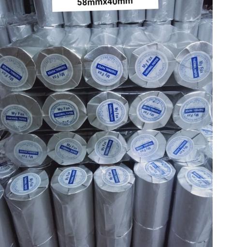

Langsung Order KERTAS SETRUK THERMAL EDC UK 58mm x 40mm 1pak isi 10 roll/pcs 3KD#