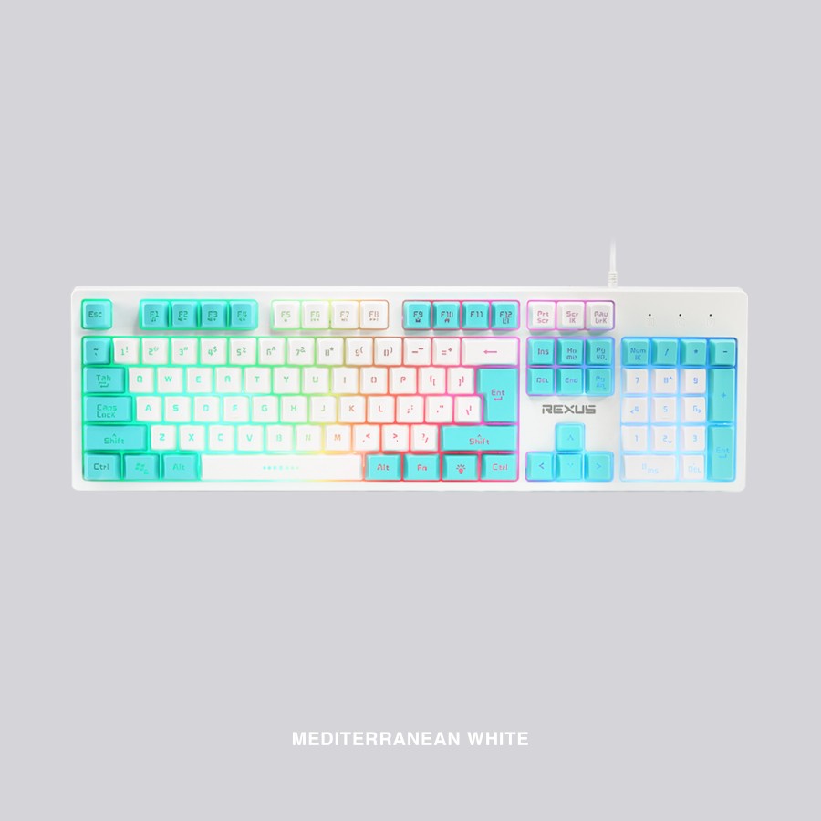 Keyboard Rexus Battlefire K9E RGB | Semi-Mechanical Gaming Keyboard