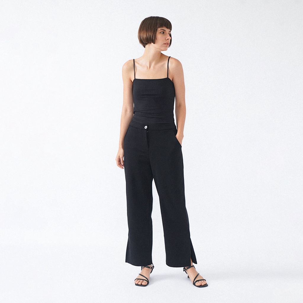 Mississippi Celana Kulot Wanita Panjang LIN000202M Hitam