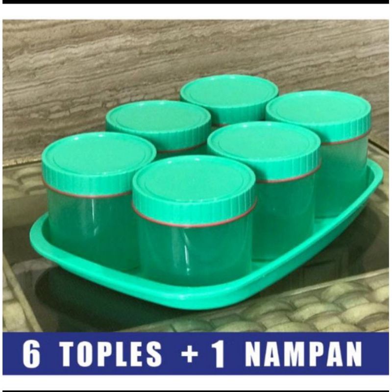 promo terbaru toples nato calista set 7in1/toples polos unit set nampan/toples lebaran/ toples jumbo