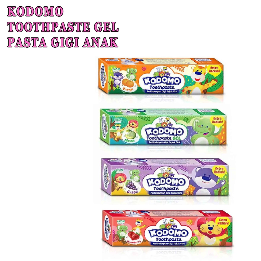 Pasta Gigi Anak* Kodomo pasta gigi anak 45g dengan 4 farian