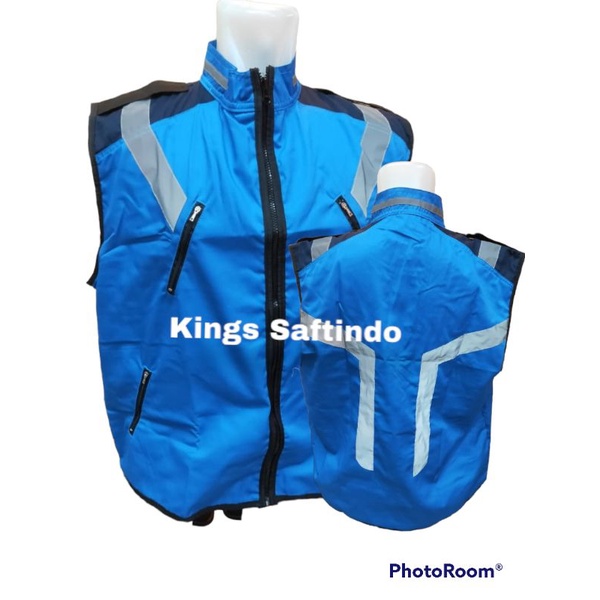 Safety Vest Rompi Safety Bahan Drill Terbaru/rompi proyek/safety vest/rompi