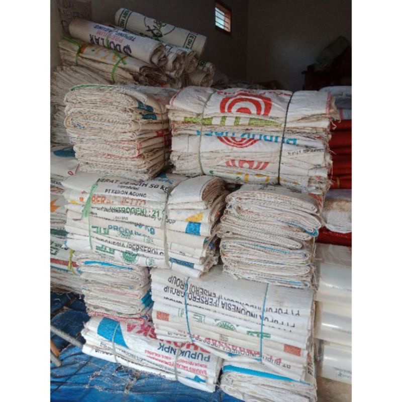 Karung Sak Bekas 50kg Karung Plastik  Tebal Kapasitas 50kg