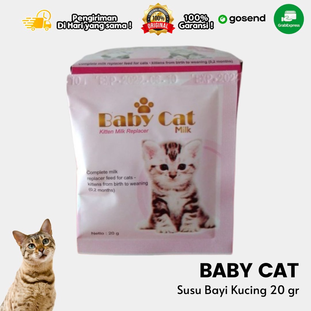 Susu Anak Kucing Baby Cat Milk 20gr