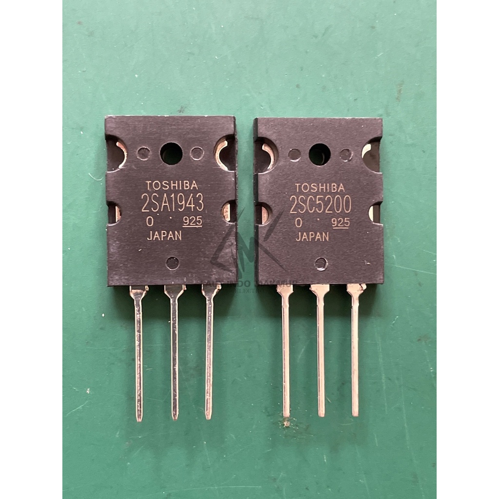 A1943 C5200 (1SET) 150W LOT 925 TRANSISTOR TOSHIBA 2SA1943 2SC5200 A1943 ups