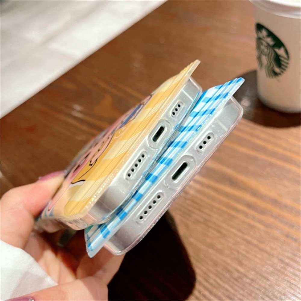 IPHONE Casing Lucu Kompatibel Untuk Iphone14 14Pro 11 13 12 Pro MAX iPhone7 8plus 6s Plus XR 14Plus XS MAX Crayon Shin Chan Ice Cream Milk TPU Phone Cover