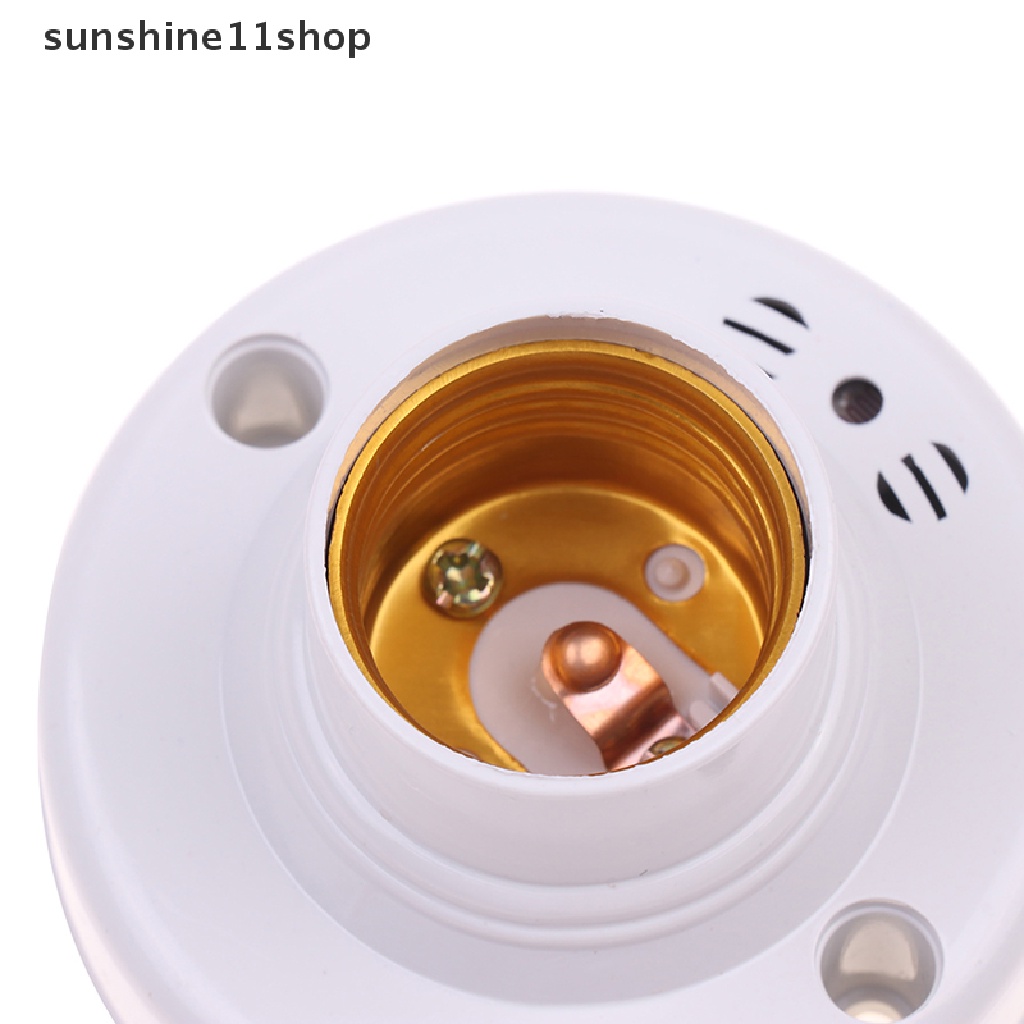 Sho E27 Lampu Sensor Suara Lamp Holder On Off Light Tepuk Suara Sound Control N