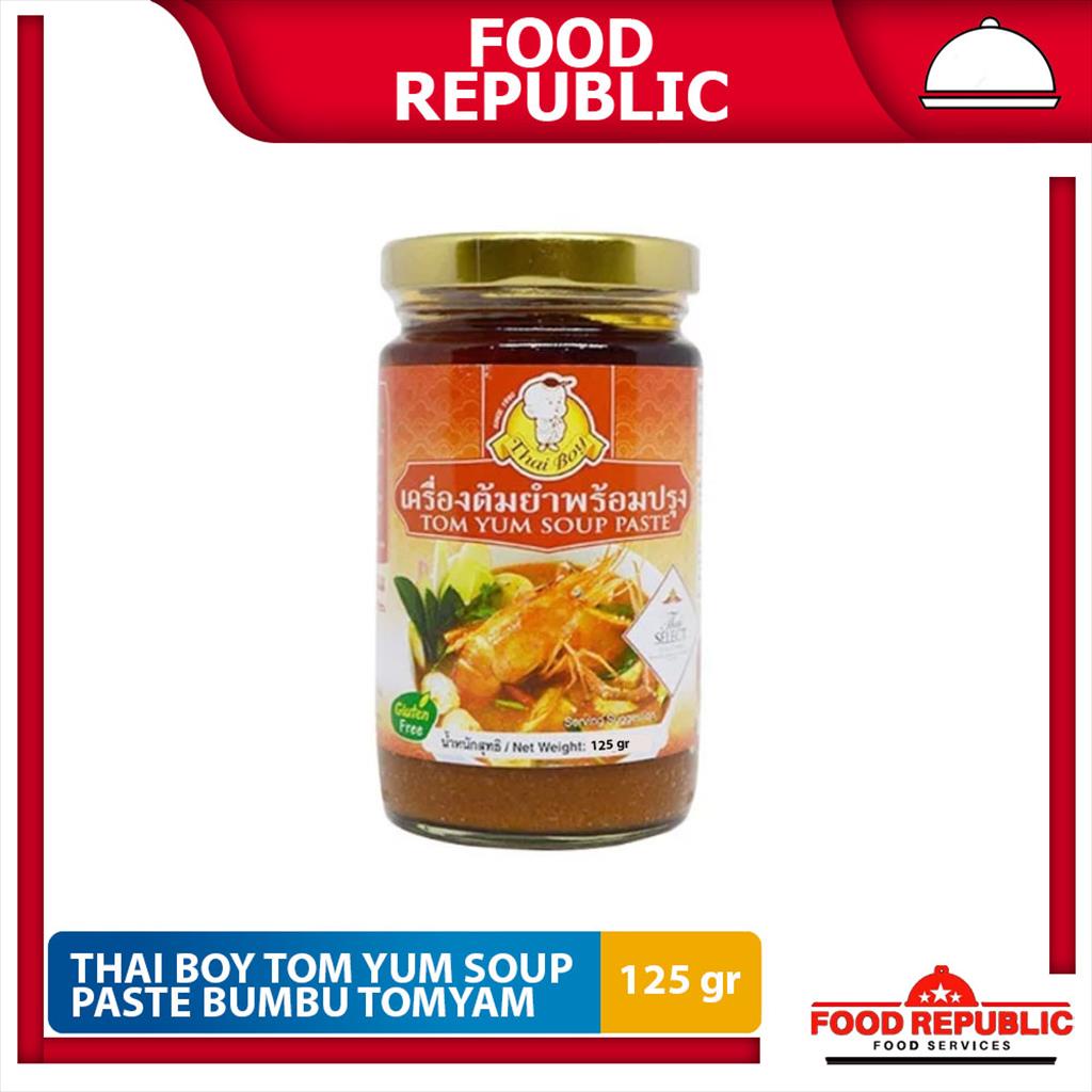 

BUMBU TOMYAM - TOMYUM PASTE THAI BOY 125 GR HALAL SAUS THAILAND ENAK