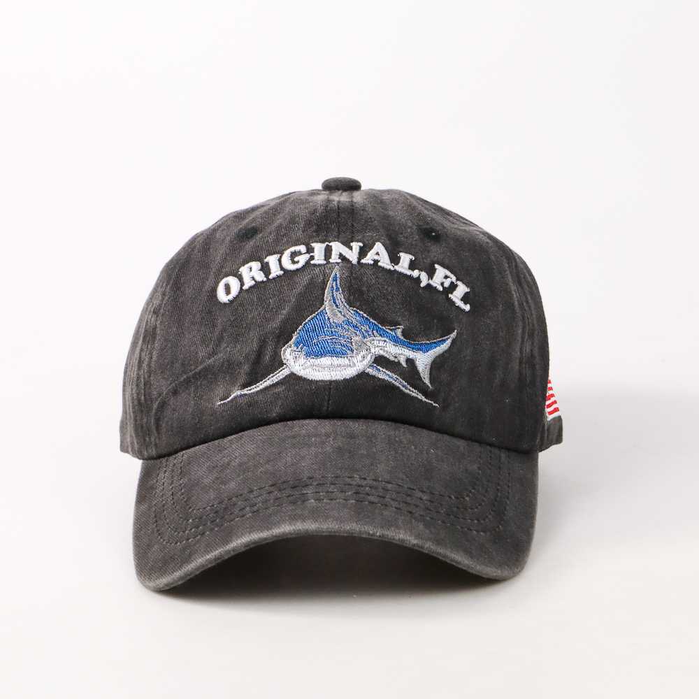 Topi Baseball Distro Pria Wanita Terbaru Cap Model Shark Original