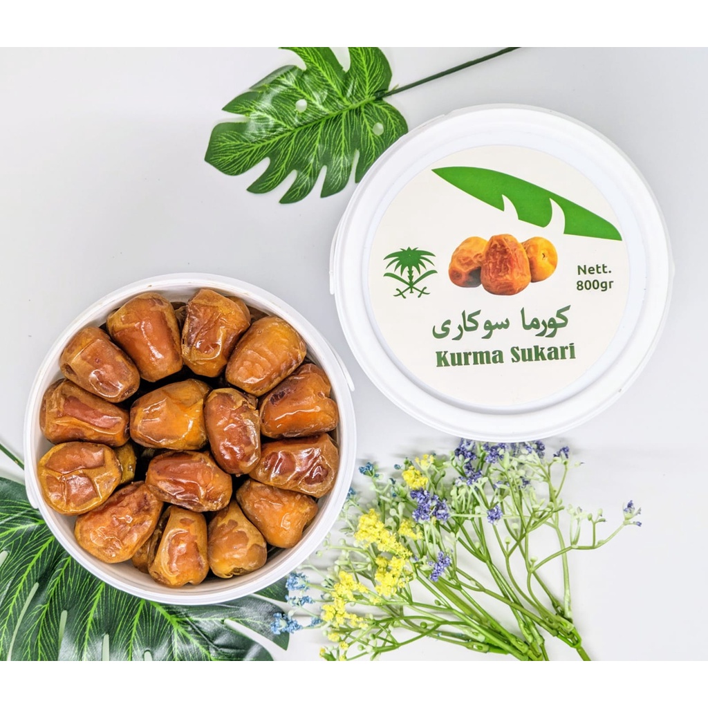 

Kurma Sukari Ember 800gr - Sukkari Al Madinah Dates