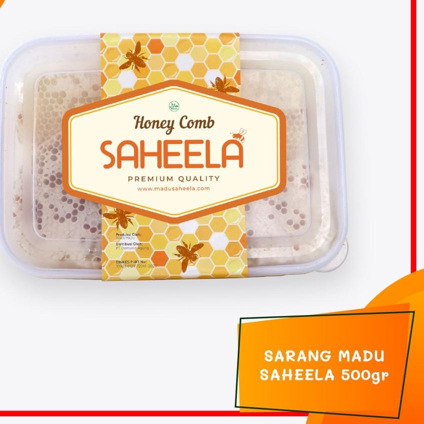 

✺ [TERLARIS] Sarang Asli Utuh Murni 500gr | Saheela Melifera Premium Honey Comb 100 % ORIGINAL ✯