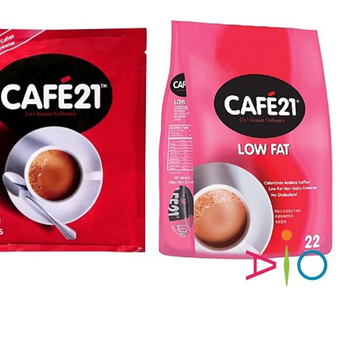 

✳ Cafe 21 Coffee mix 2in1 / Cafe21 Kopi 2 in 1 Tanpa Gula ( No Sugar Added ) ☉