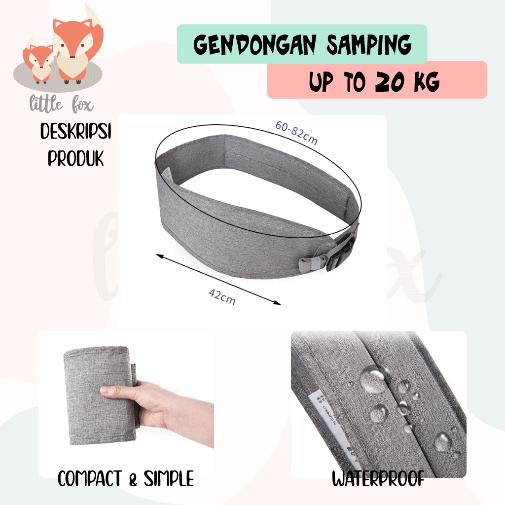 [ IMPORT ] GENDONGAN SAMPING / GENDONGAN BAYI SIMPLE COMPACT / BABY CARRIER