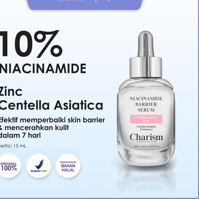 ۞ 10% NIACINAMIDE BARRIER SERUM - Serum Pemutih dan Memperbaiki Skin Barrier ✰