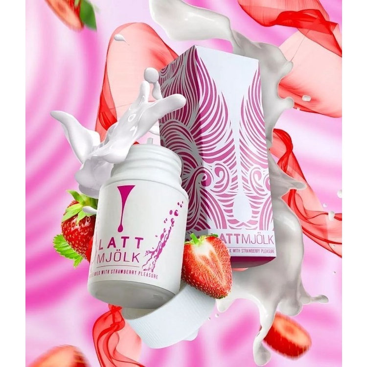 Liquid Vape Latt Mjolk V4 Strawberry Milk 60ML Cukai