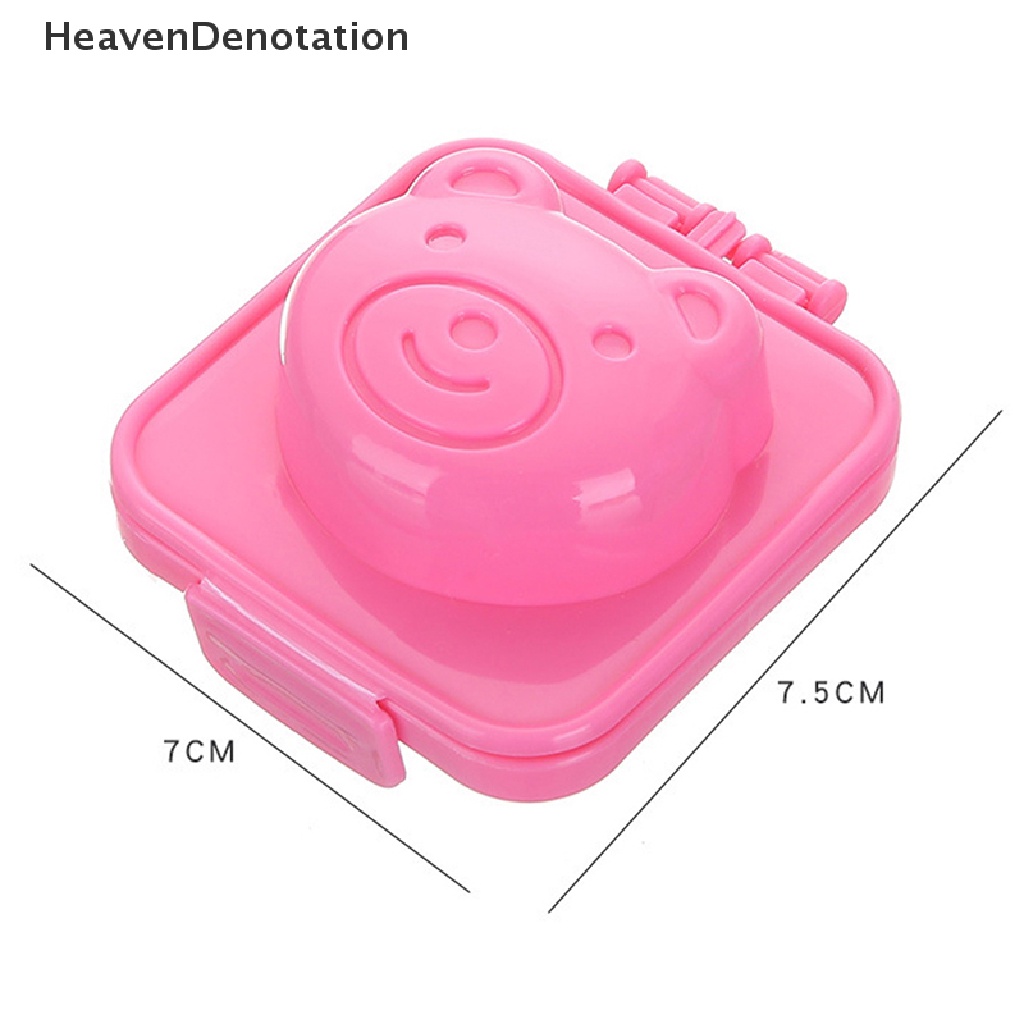 [HeavenDenotation] 1pc DIY Lucu Kartun Alat Masak Sushi Nasi Bento Maker Decorag Cetakan HDV