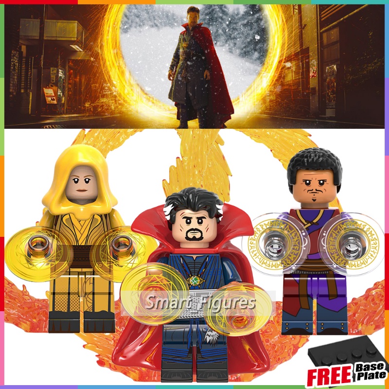 Doctor Strange Magic Portal Kuno Satu Wang Minifigures Pahlawan Super Tailor-made Limited Edition Marvel Mini Figure