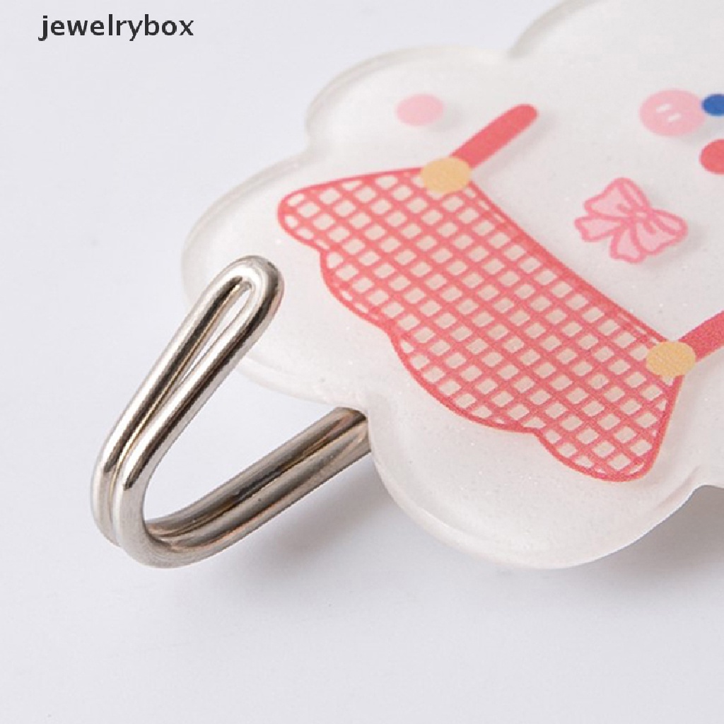 [jewelrybox] Kartun Dinding Kait Berat Kuat Perekat Diri Kait Mulus Stiker Hook Penyimpanan Butik