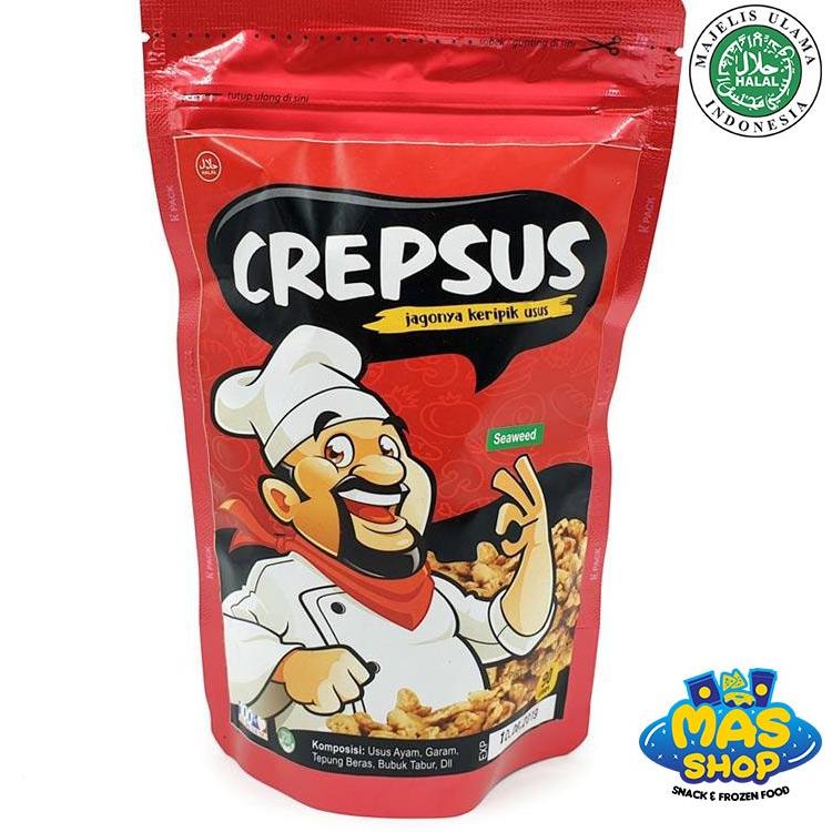 

T37 Kripik Usus Crepsus Snack keripik Usus Ayam Usus Pedas Usus Original Kripik usus viral Crepsus STOCK TERBATAS ㊌