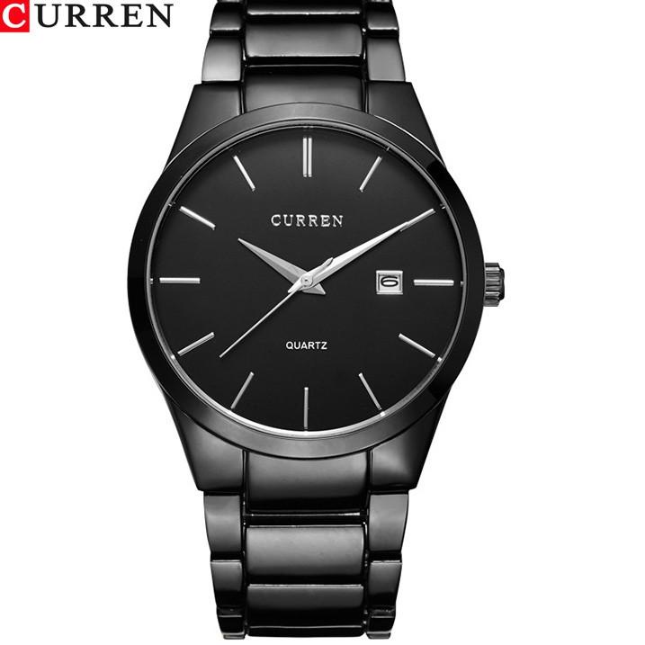TERLARIS CURREN 8106 Jam Tangan Pria Analog Stainless Steel CURRENOS