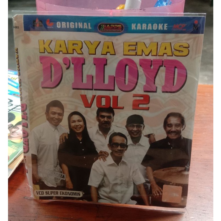 Kaset Vcd Original lagu karya emas  D'lloyd