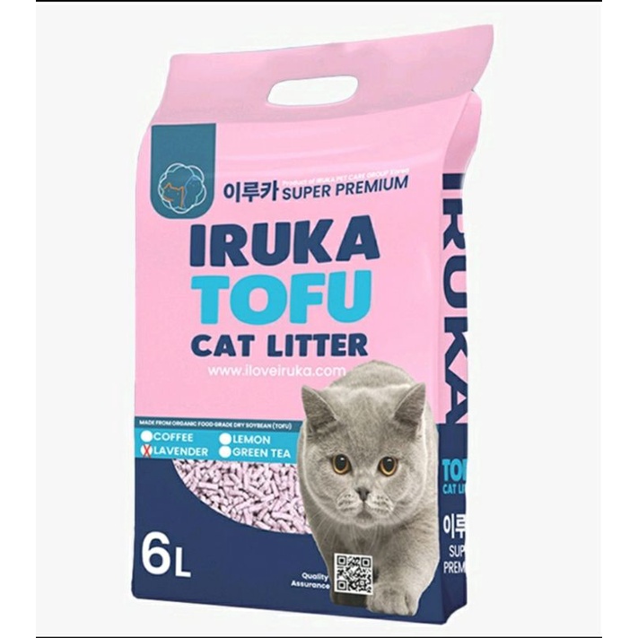 Tofu IRUKA Cat Litter Premium Pasir Tofu Gumpal Wangi