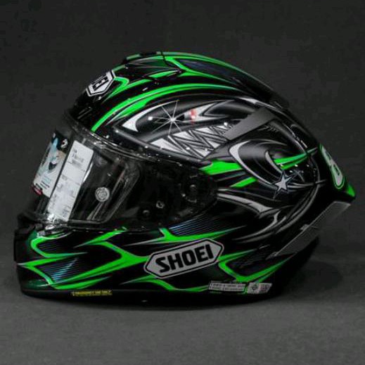 Helm Full Face X14 Yanagawa - Helm Fullface Helm Kawasaki Helm Motor