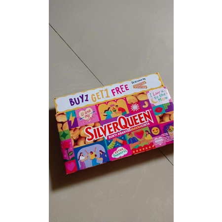 

Silverqueen buy 1 get 1 (2*58 gram )