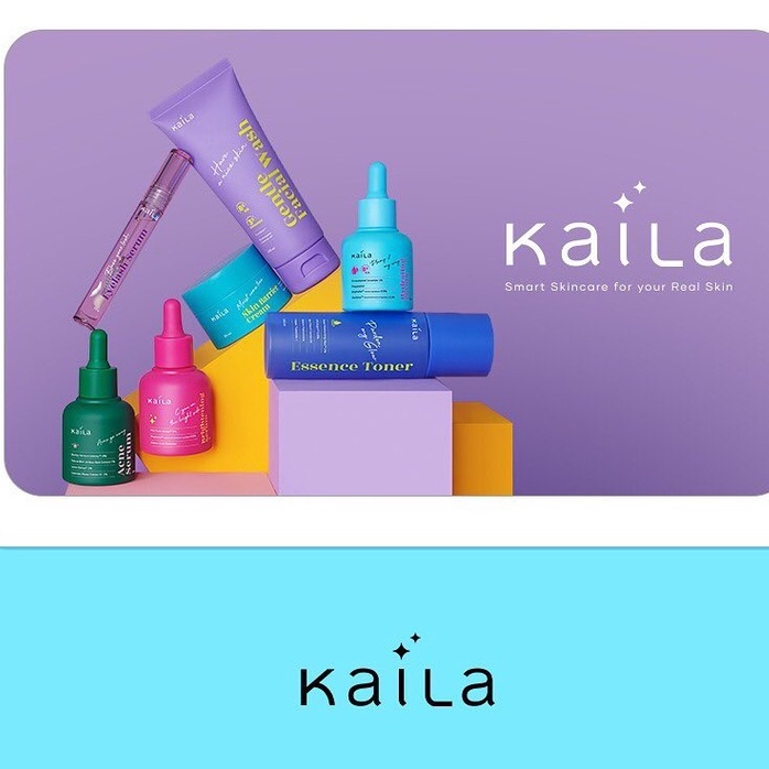 ⭐BAGUS⭐ KAILA SKINCARE SERIES | Gentle Wash | Moisturizer |  Serum | Eyelash Serum