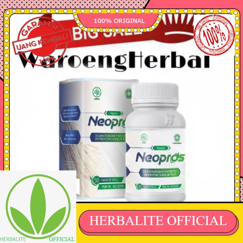 100% ORIGINAL Neopros Tuntaskan Masalah Kanker Prostat & Neopros Obat Melancarkan Buang Air Kecil He