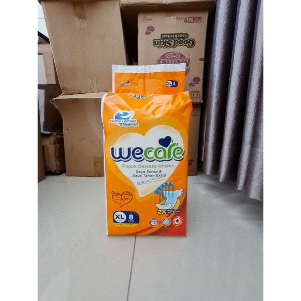 Wecare popok dewasa unisex XL8 pampers diaper