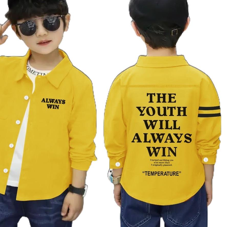 ✤ DVC 3-12th/ Hem Kids WINZ/ kemeja anak laki laki/ atasan anak ➷