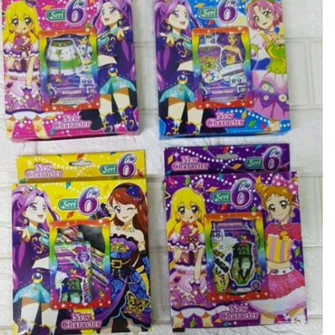Obral Berkualitas kartu aikatsu character baru seri 6 satu kotak isi 20 kartu bisa main dimesin