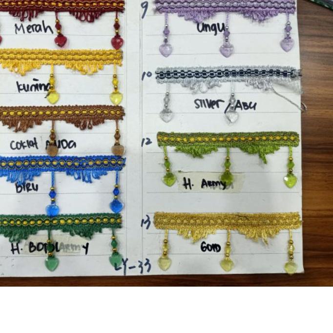 ✹ RENDA GORDEN | RENDA KRISTAL 1 ROLL ☄