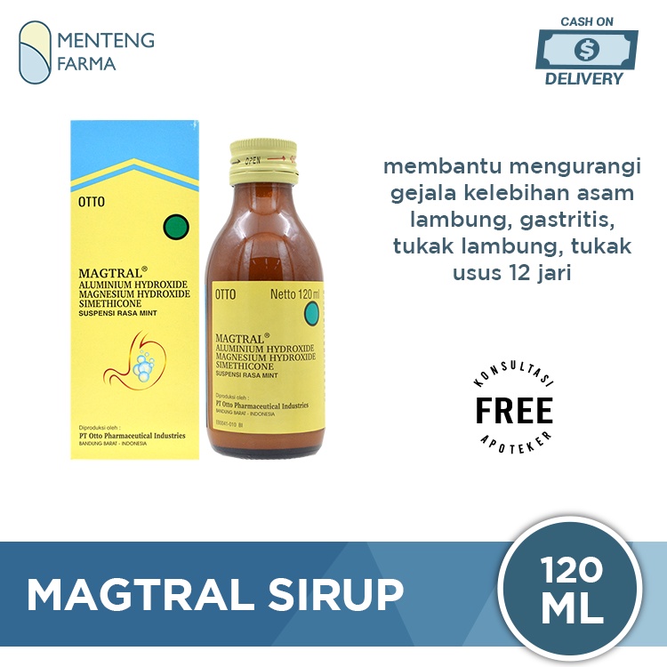 Magtral Sirup 120 ml - Obat Gangguan Lambung / Sakit Maag