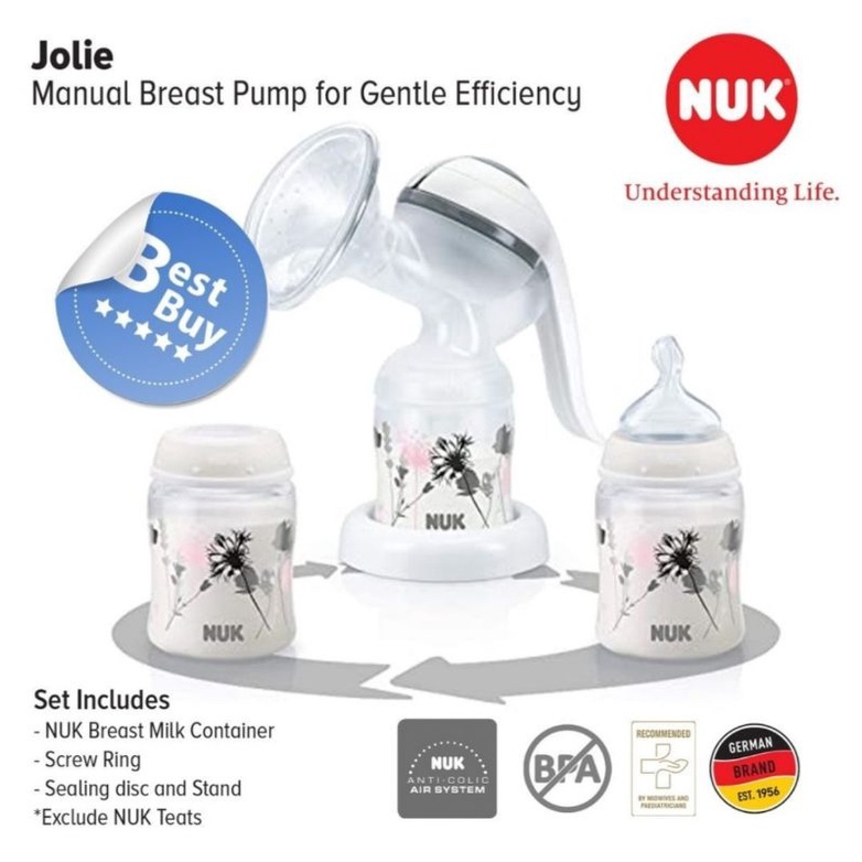 Pompa Asi Manual NUK Jolie Breastpump Made In Germany / NUK Manual Breastpump