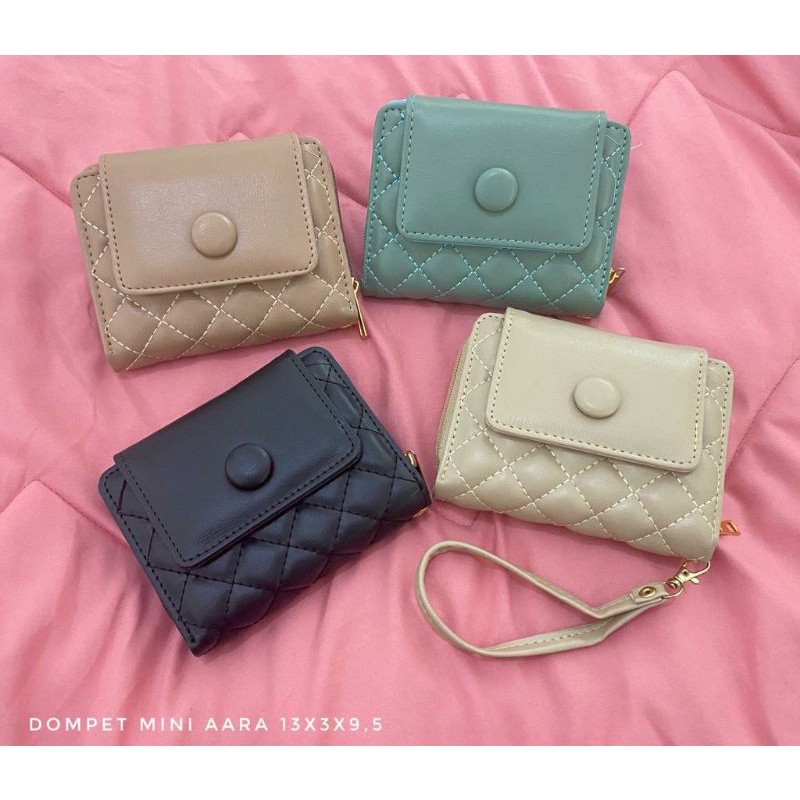 READY STOCK DOMPET LIPAT MINI / DOMPET LOKAL MURAH / DOMPET MINI AARA