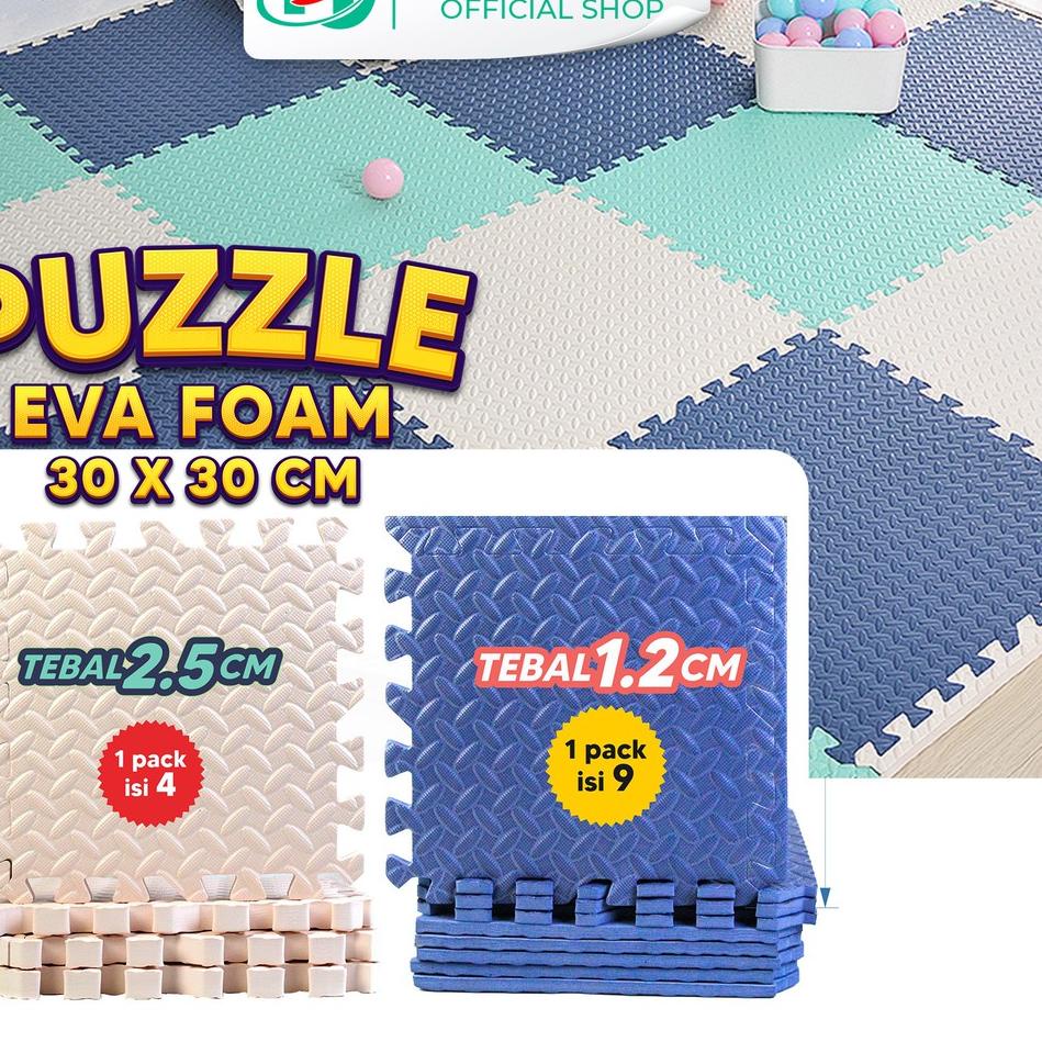 ☺ Hongzhuo Karpet Puzzle Lantai Anak Puzzle Karpet Lantai Ketebalan 12mm & 25mm ☪