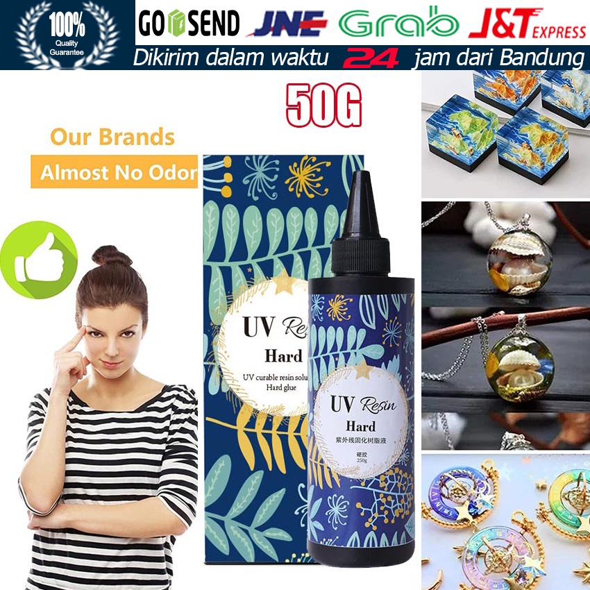 

10/25/50g Resin UV Bening/DIY Resin Clear/UV Resin Hard/Resin Ultraviolet Craft DIY Craft Resin Handmade Jewelry Ultraviolet Curing