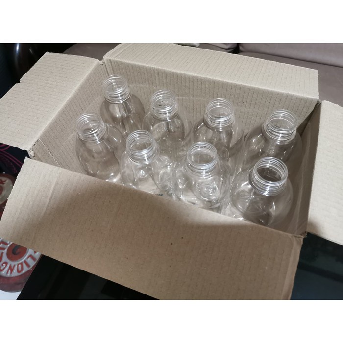 45 Reguler - Botol Cantik Jus Kale Kopi Teh 1L/1liter/1000ml - 500 (VC)