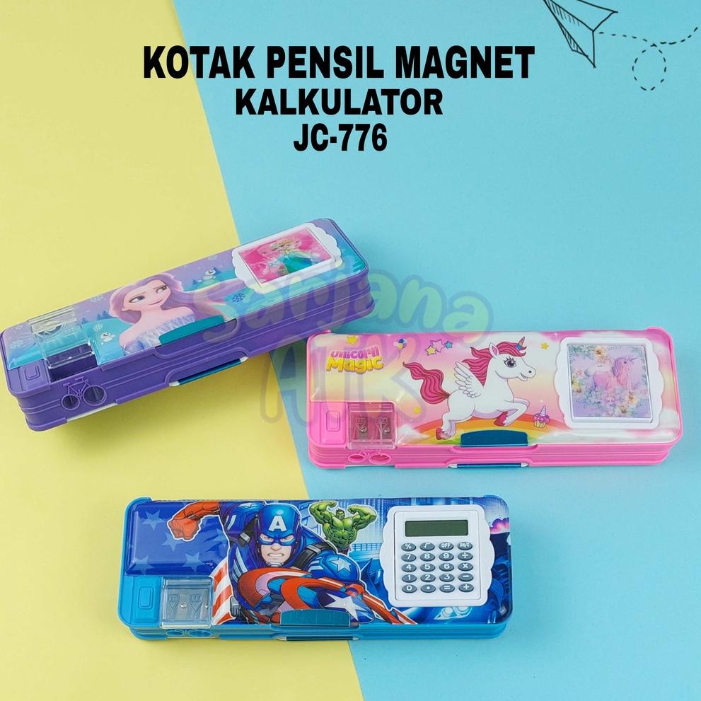 

C94 Kotak Pensil Magnet / Tempat Pensil Funcy Kalkulator JC-776 PENJUALAN TERBANYAK ゲ