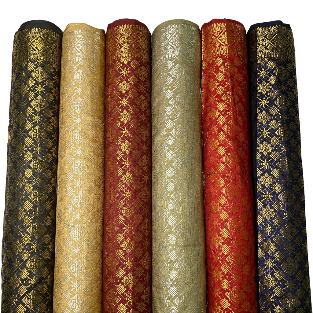 Kain Songket  Semi Palembang Kain Songket Meteran Songket Tenun Bahan Songket Palembang