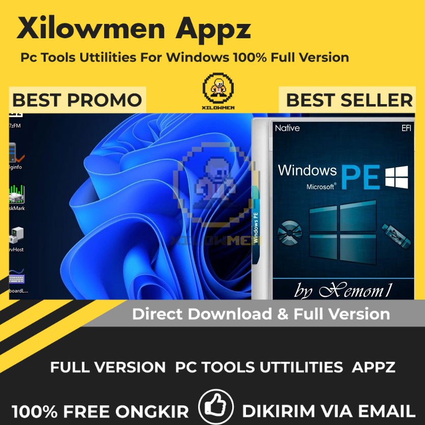 [Full Version] WinPE 11 Pro PC Tools Software Utilities Lifetime Win OS