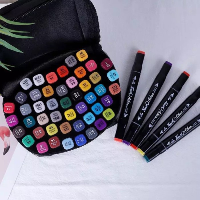 

Terlaris Spidol Dua Sisi Marker Graffiti Dual Tip Side Alcohol Bermacam Warna
