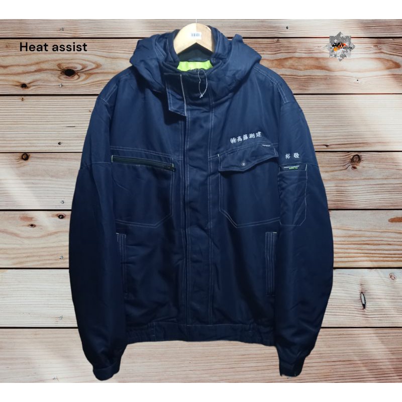 JAKET HEAT ASSIST ORI-NEVY BRAND HEAT ASSIST JAKET TEBAL