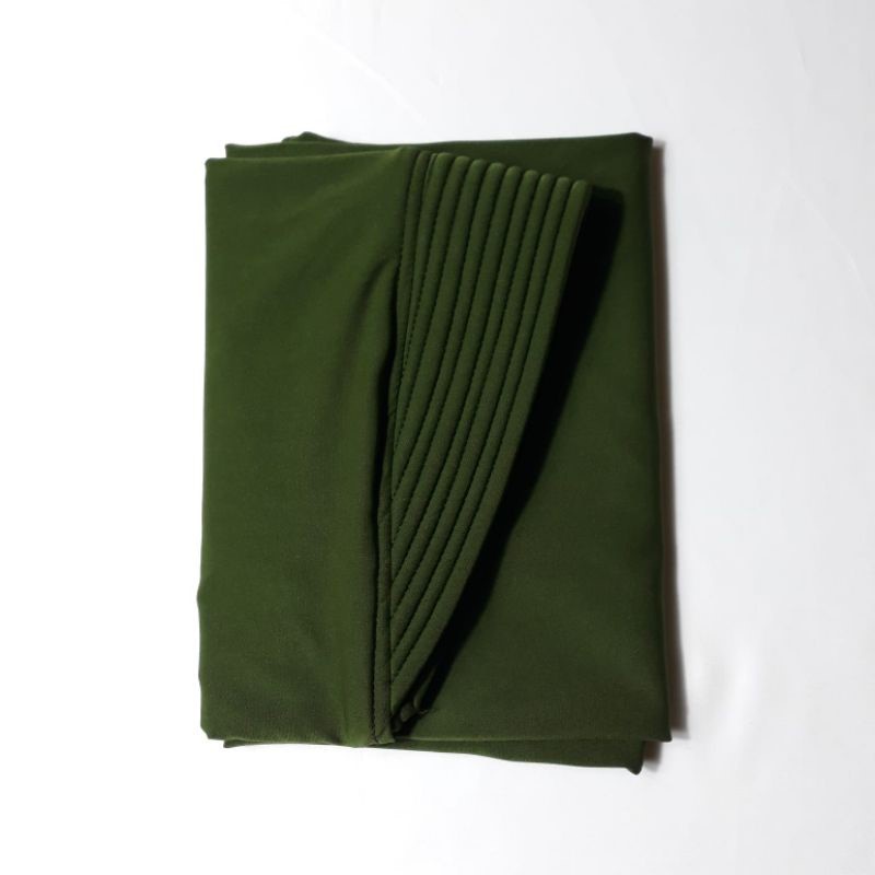 Jilbab Sport Jilbab Instan Hijab Sport Jersey Premium Olahraga Volly Basket Futsal UK S M L-ARMY