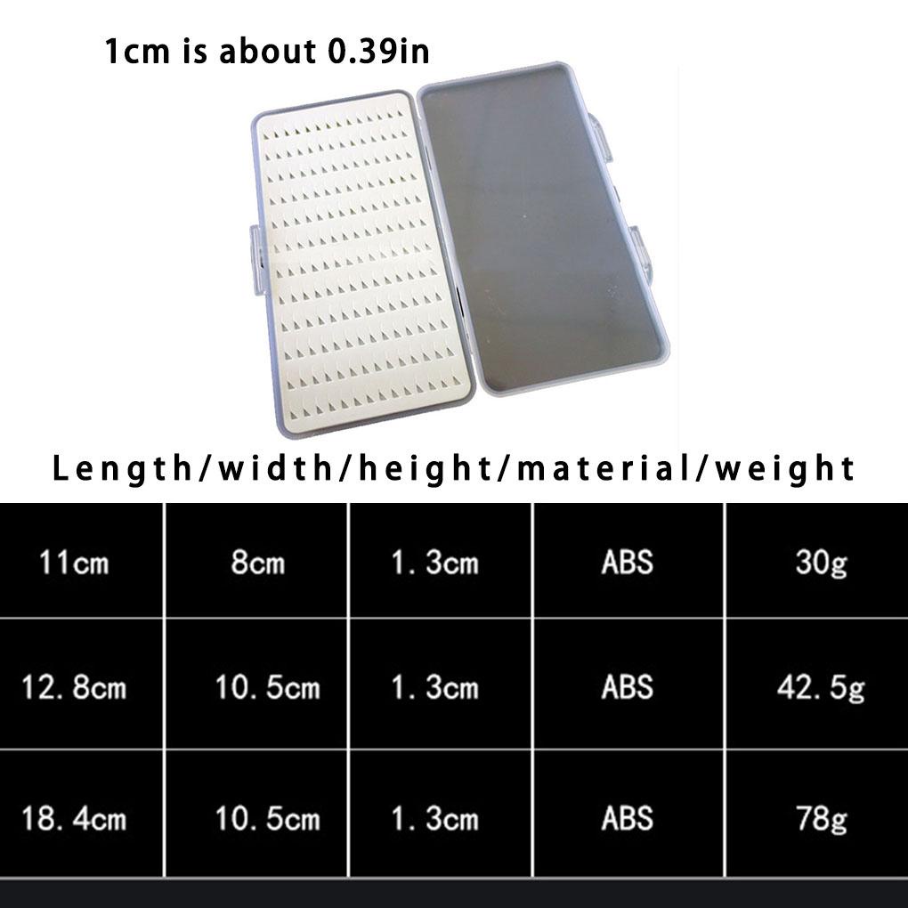 Huit Kotak Umpan Pancing Lalat Tahan Air Lure Hook Tackle Ringan Aksesori Busa Organizer Wadah Pasokan Praktis